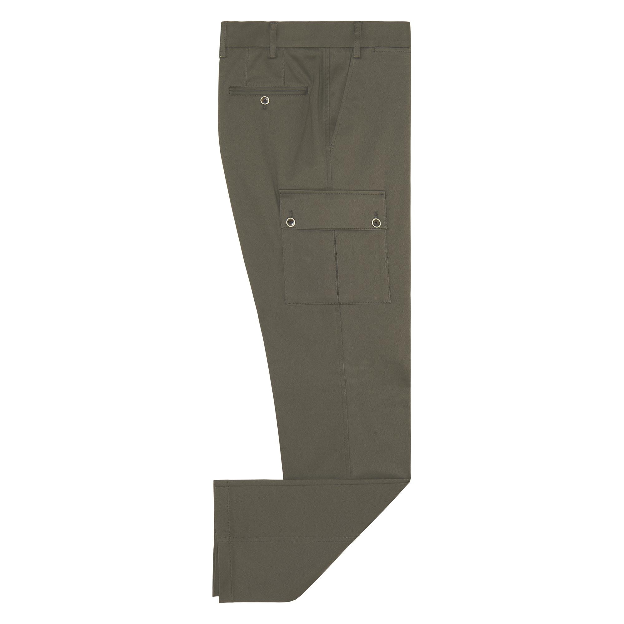 Calças de Caça Custom Fit Mirto Verde-militar-4