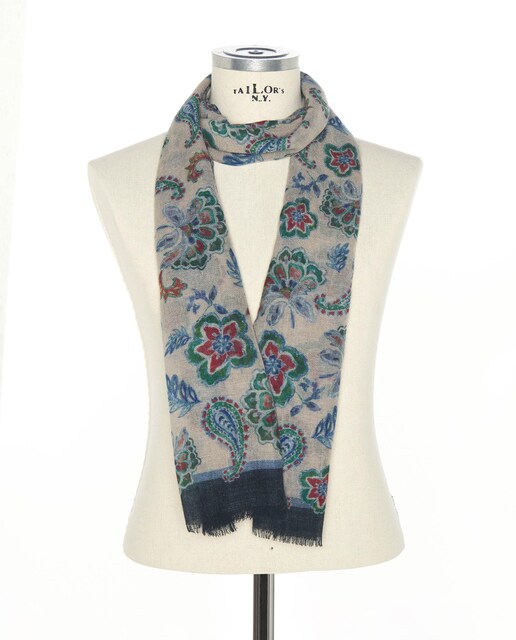 Imagen 0 de Foulard de hombre estampado de lana