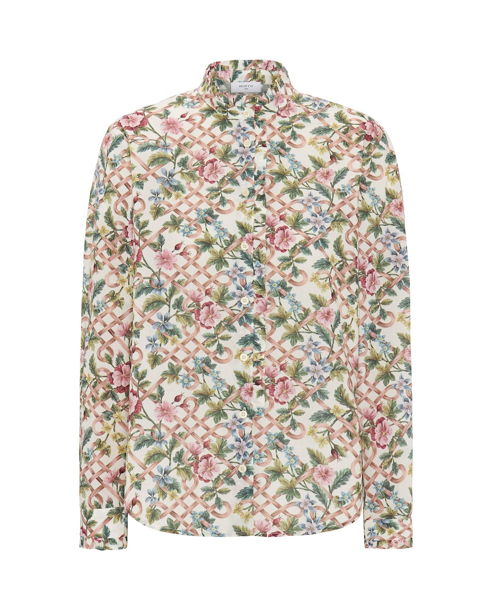 Camisa mujer estampado floral de algodón · Mirto · El Corte Inglés