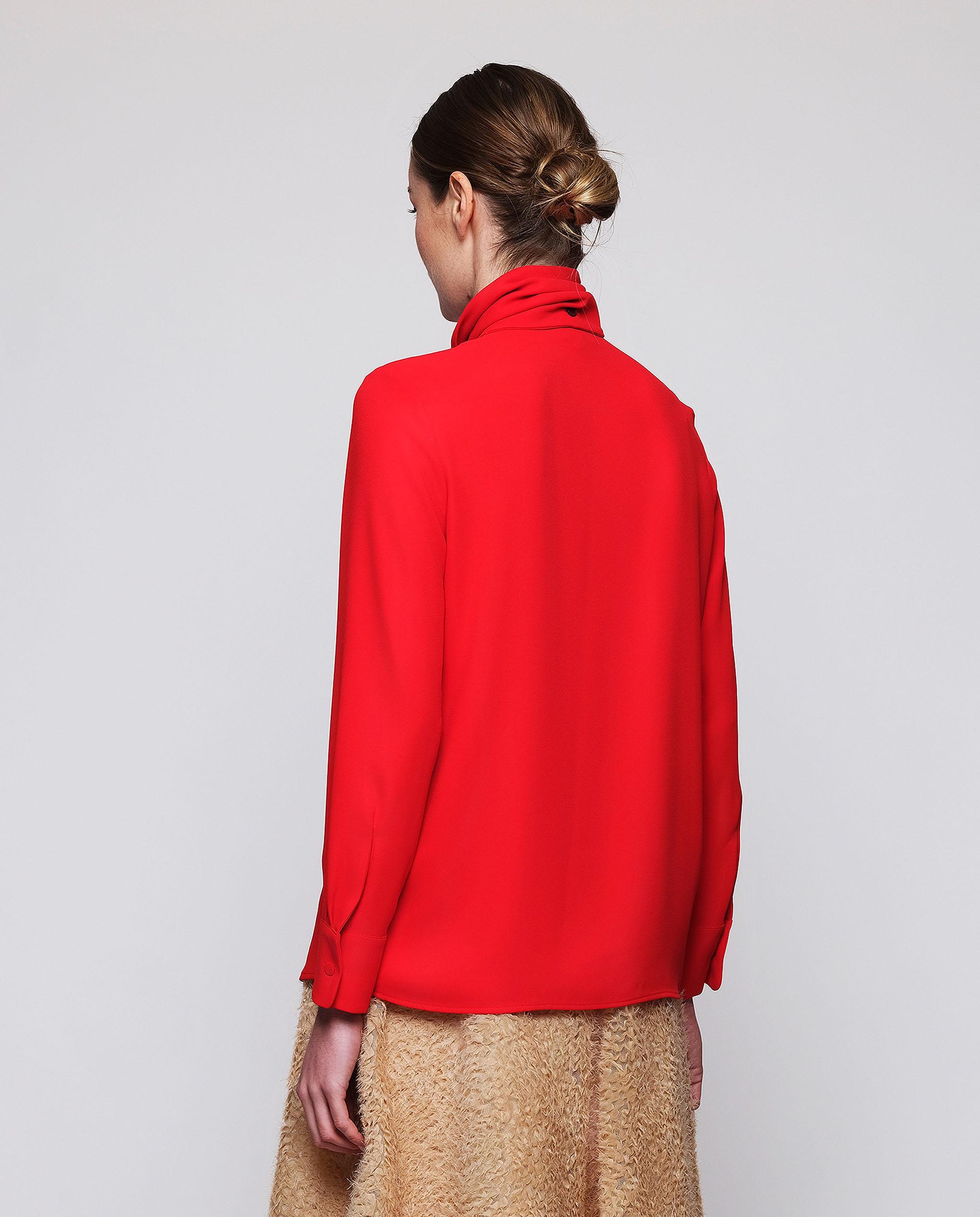 Blusa con lazada - Mirto - Rojo Rojo-2
