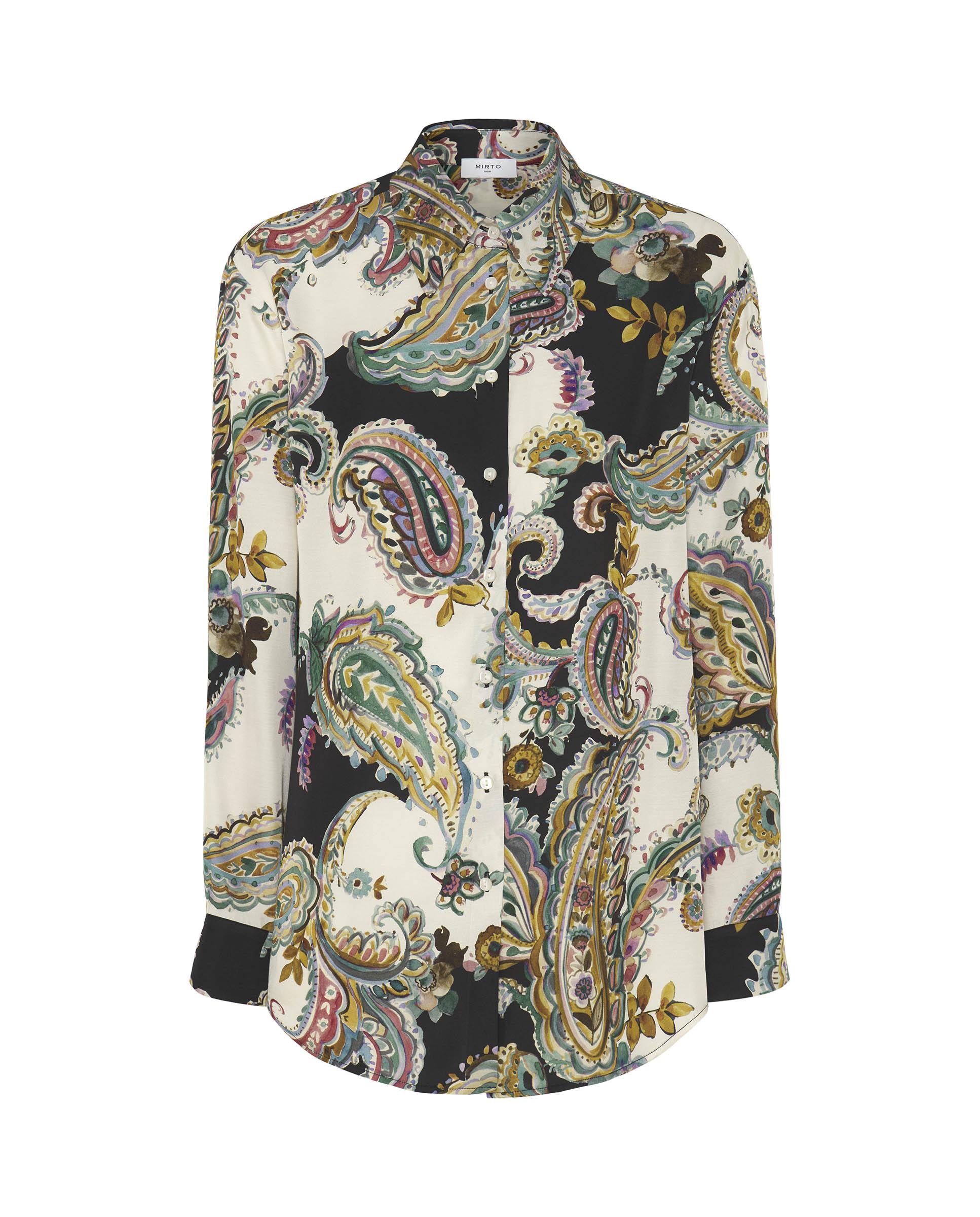 Blusa estampado paisley - Mirto - Multicolor Multicolor-4