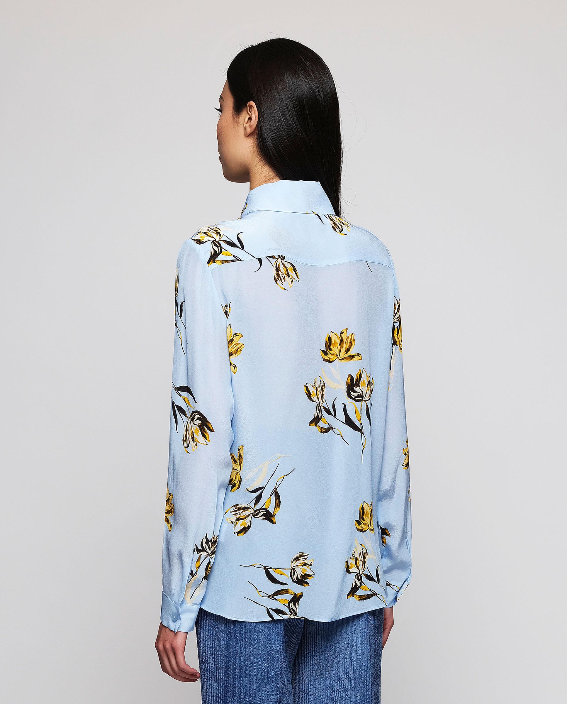 Blusa estampado floral - Mirto - Azul Azul-2