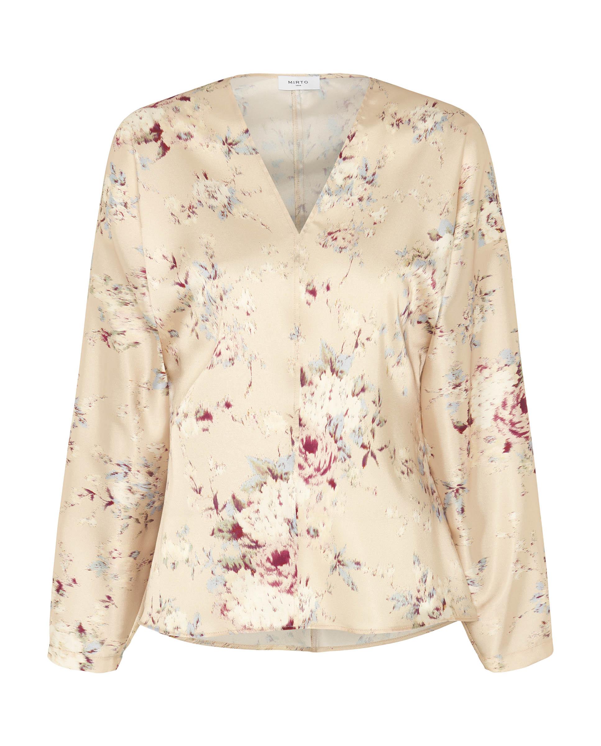 Top estampado floral - Mirto - Beige Beige-4