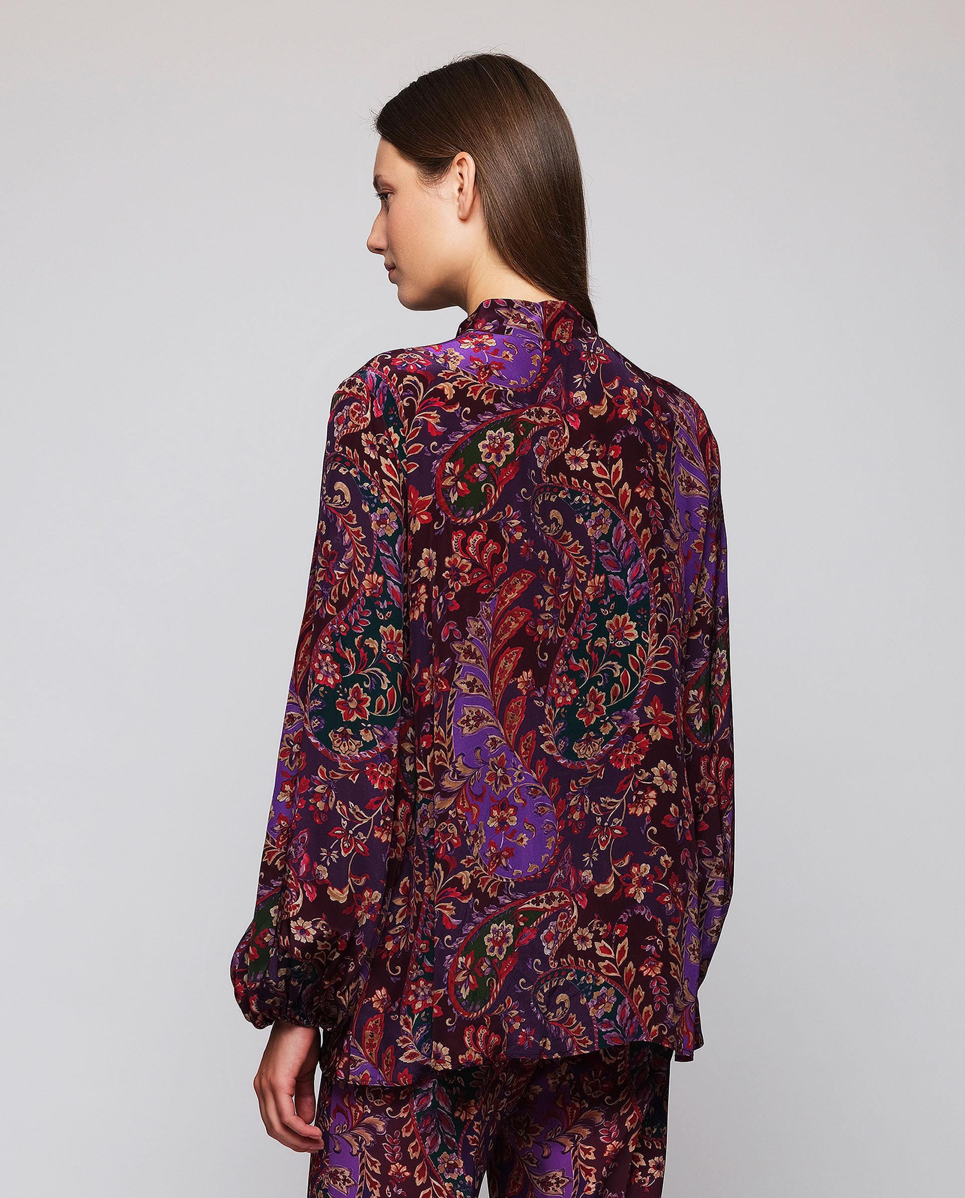 Top estampado paisley - Mirto - Morado Morado-2