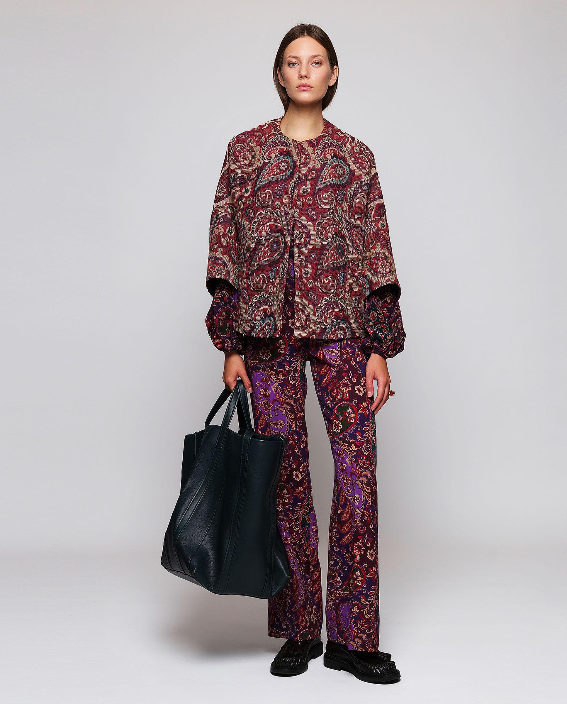 Top estampado paisley - Mirto - Morado Morado-3
