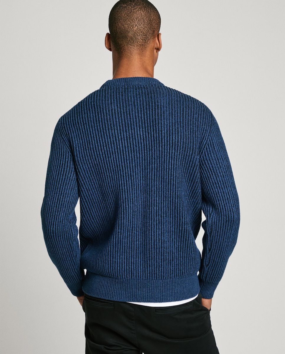 Combinar Jersey Pantalon Gris Jersey Azul Camisa Azul Outfit