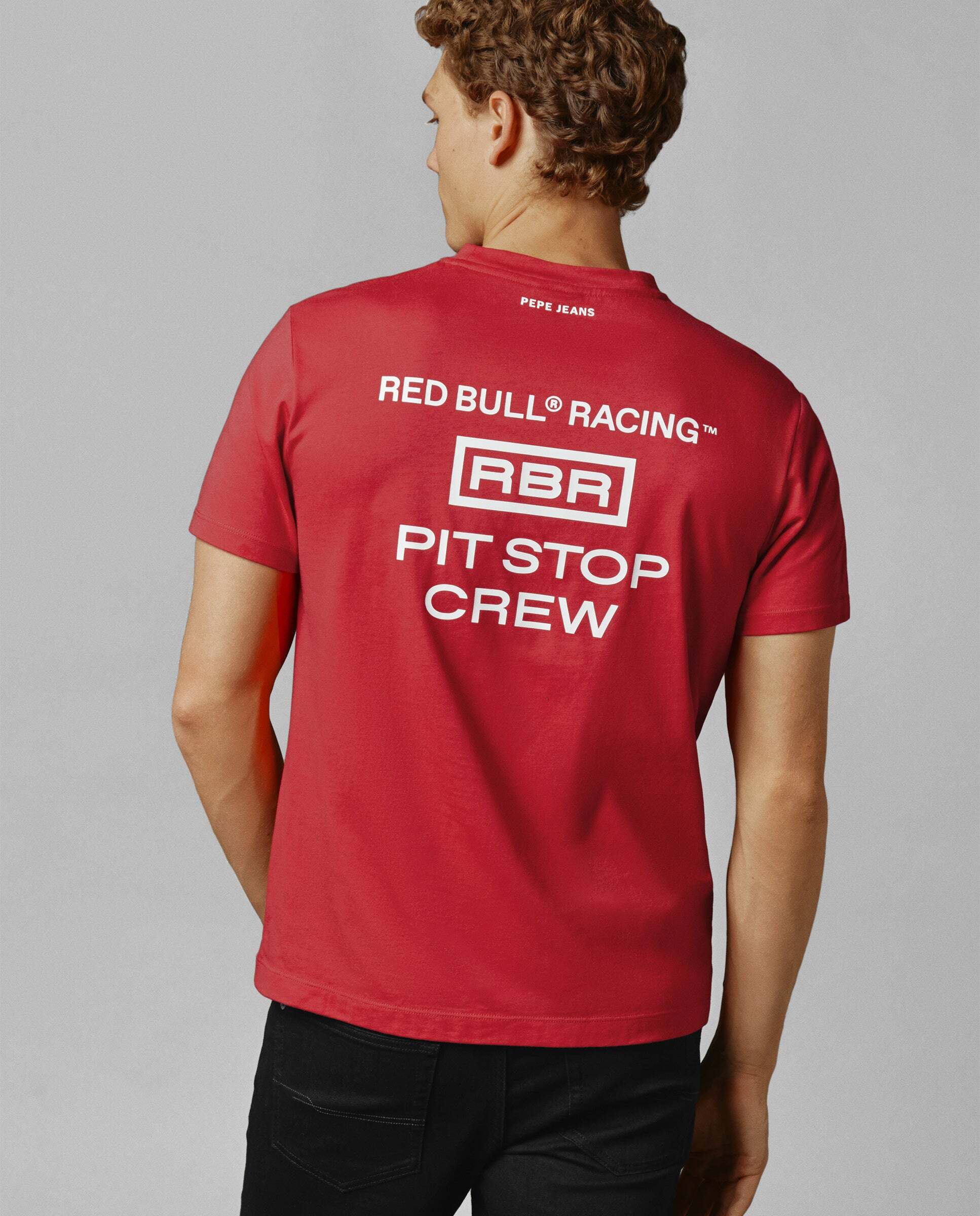 Camiseta unisex estampada - Pepe Jeans - Rojo Rojo-7