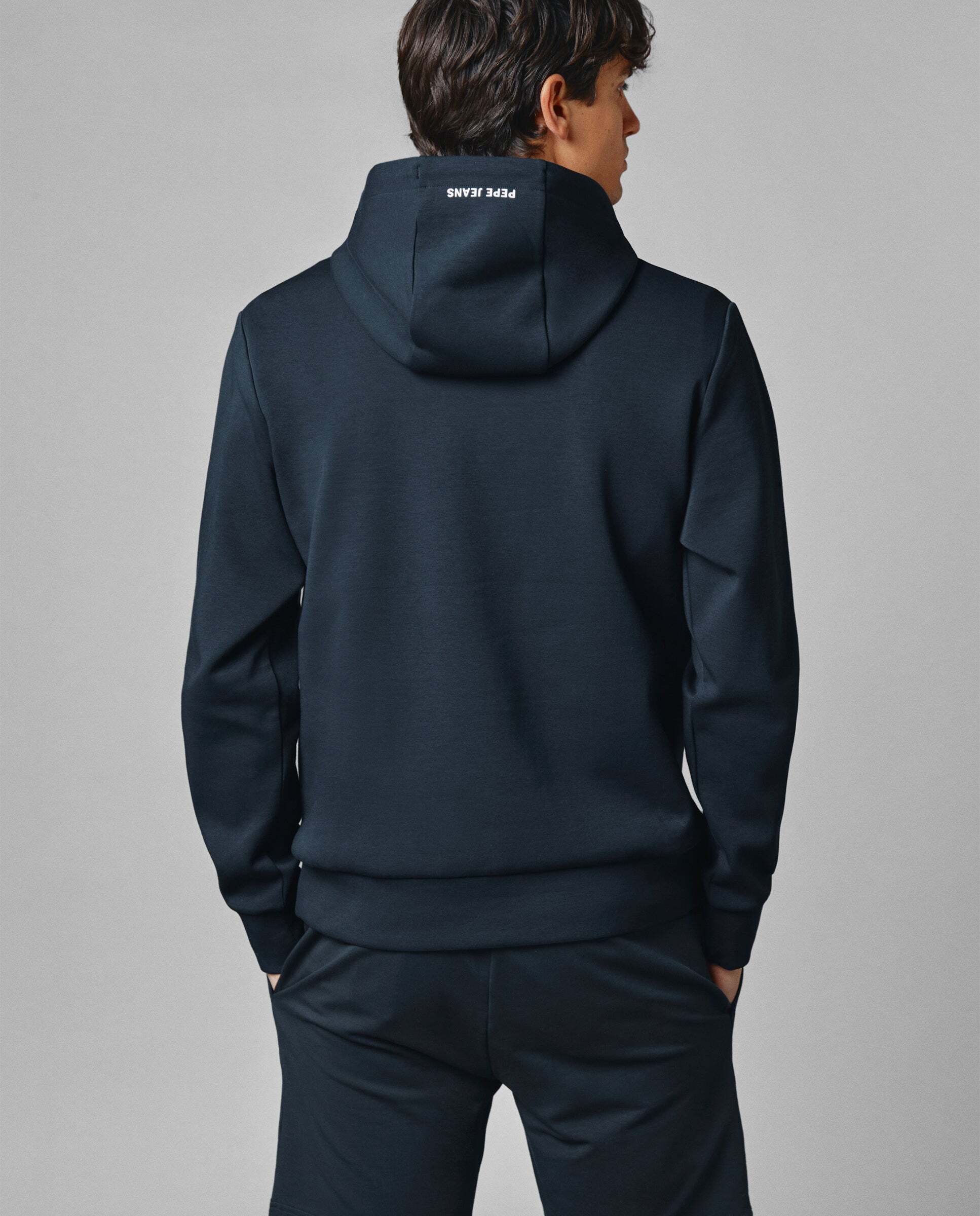 Sudadera unisex con capucha - Pepe Jeans - Azul Azul-7