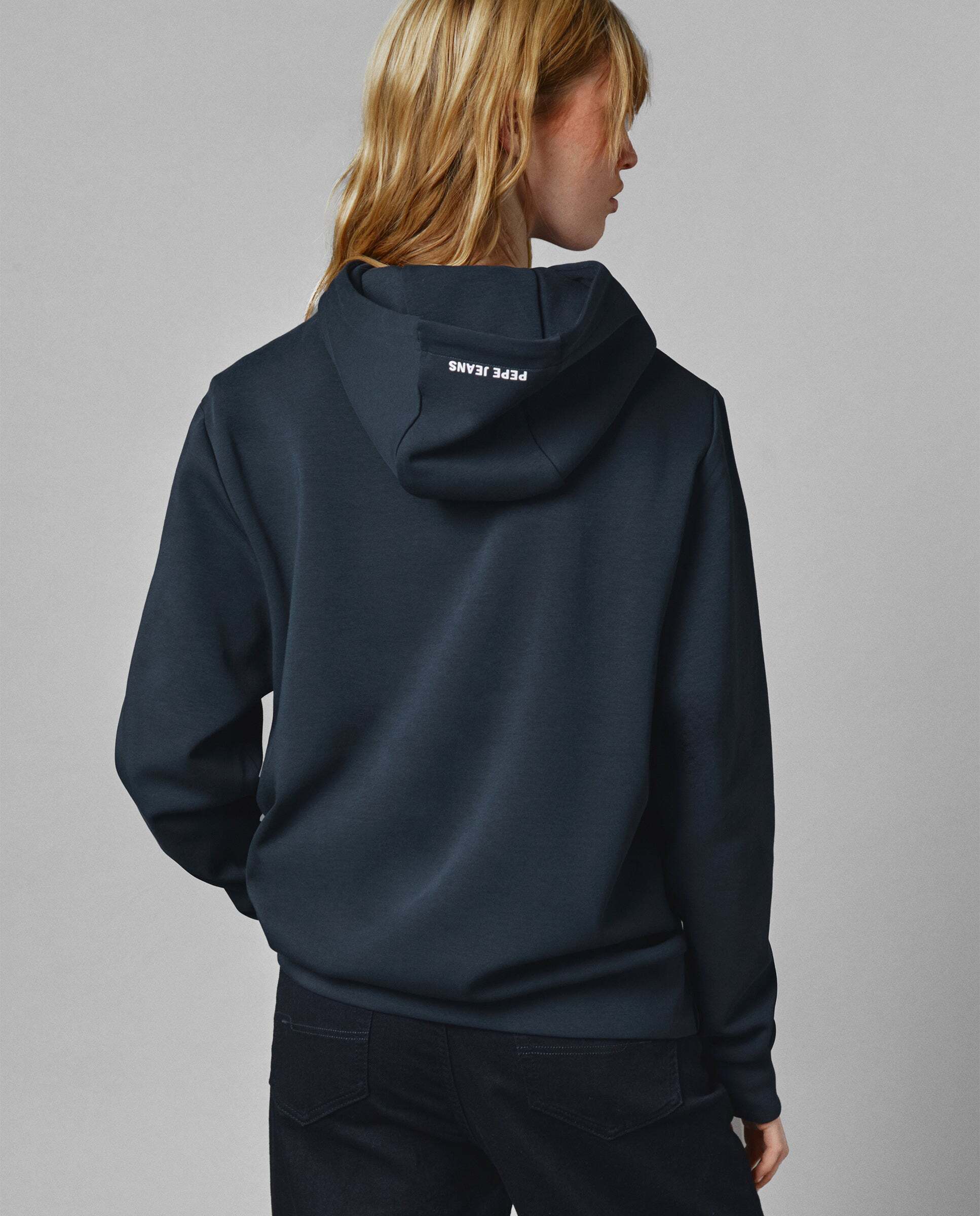 Sudadera unisex con capucha - Pepe Jeans - Azul Azul-8