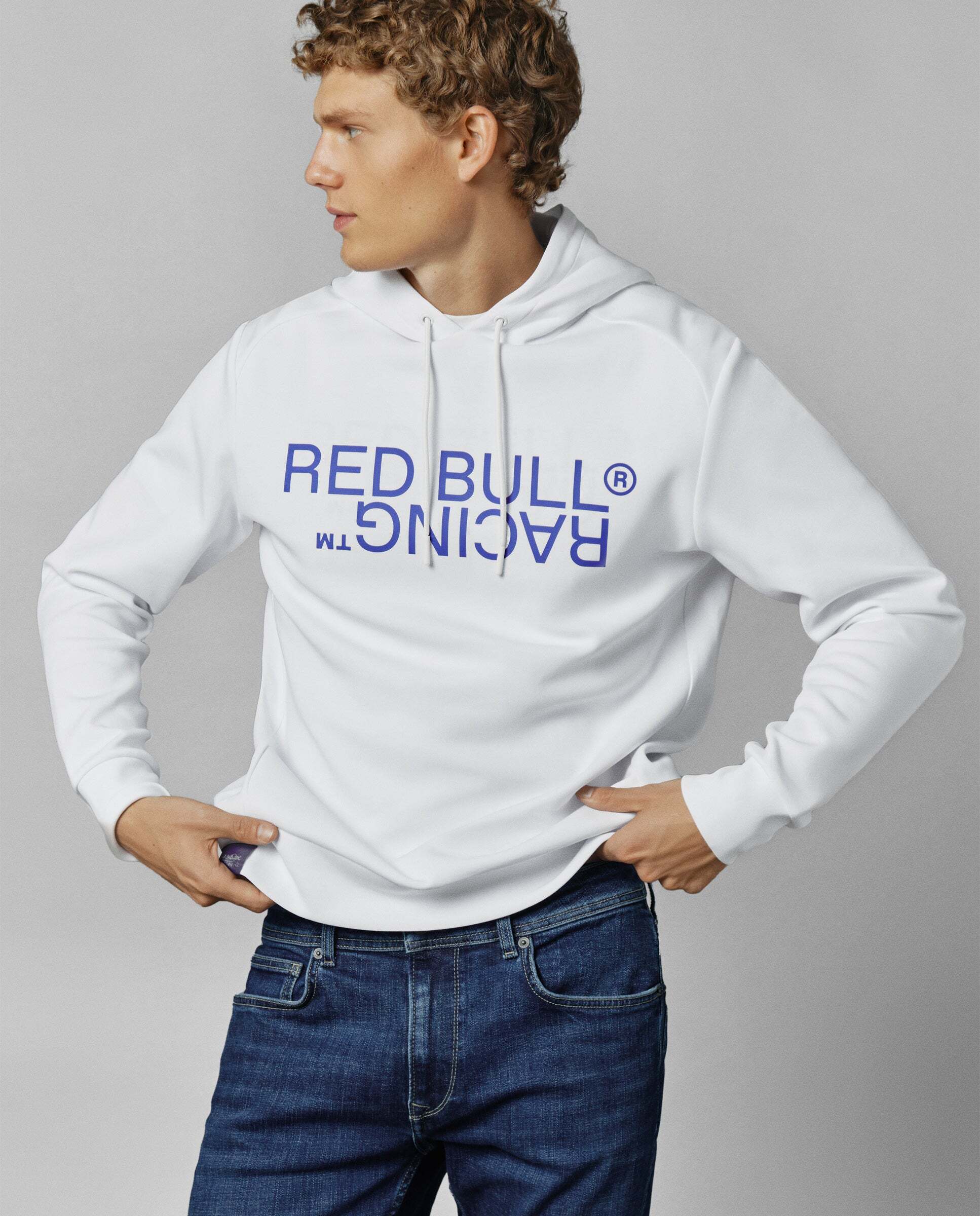 Imagen 0 de Sudadera unisex con capucha Blanco