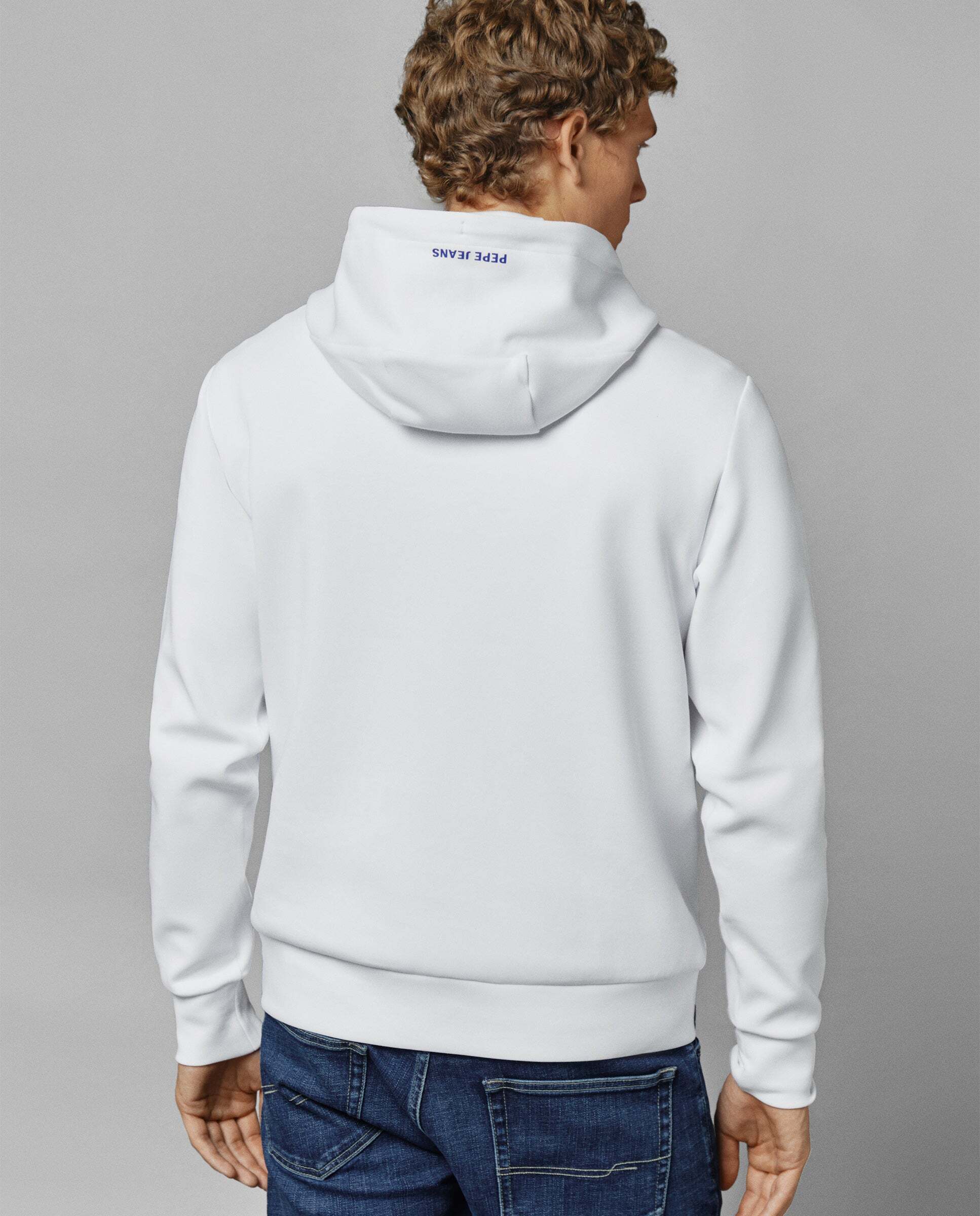 Sudadera unisex con capucha - Pepe Jeans - Blanco Blanco-6