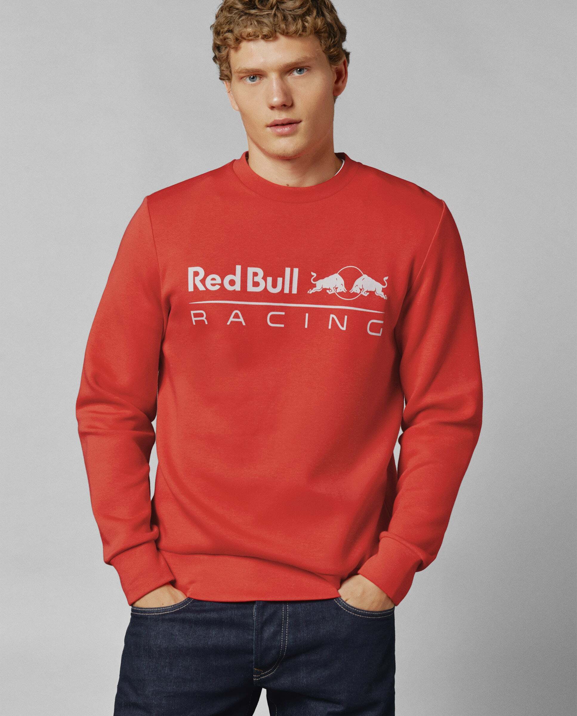Imagen 0 de Sudadera unisex cuello redondo Rojo