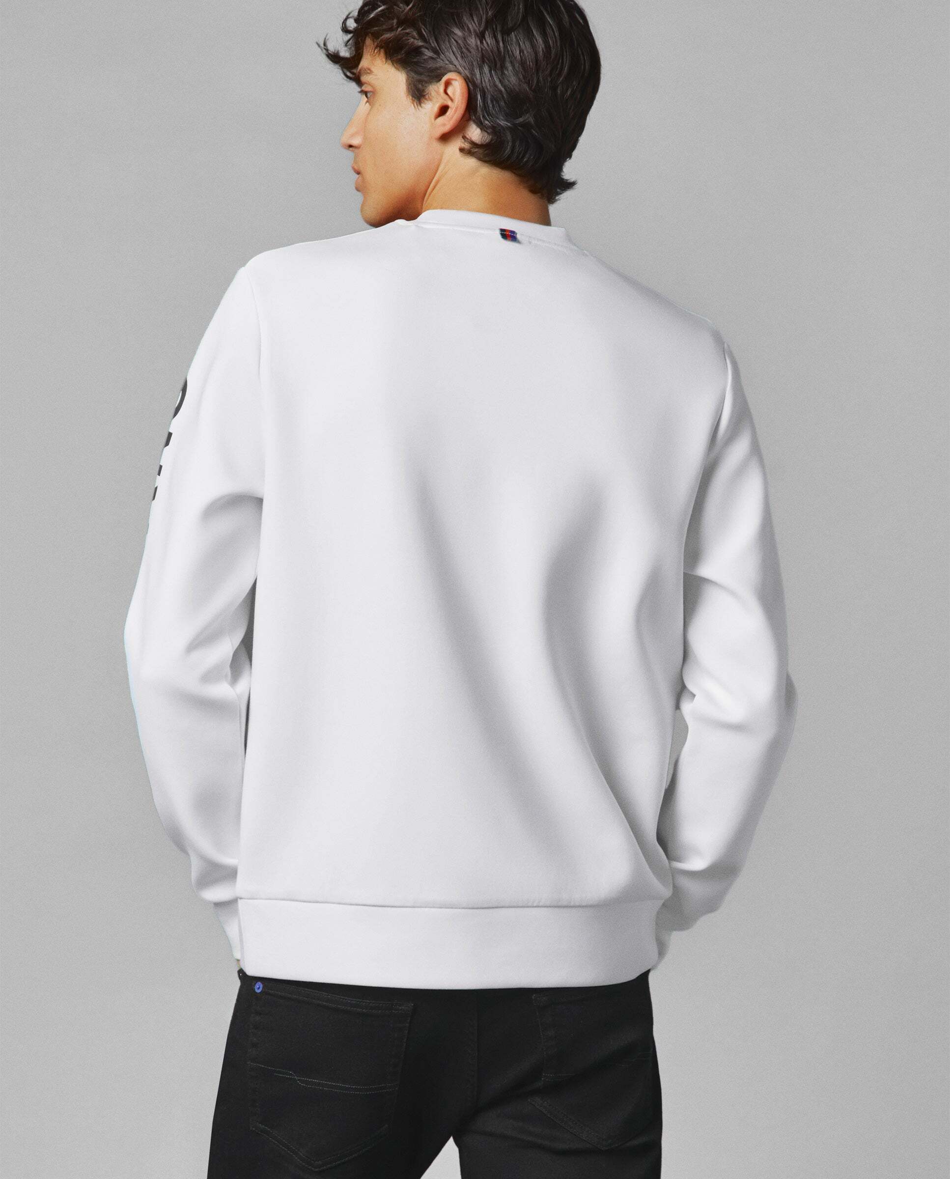 Sudadera unisex cuello redondo - Pepe Jeans - Blanco Blanco-8