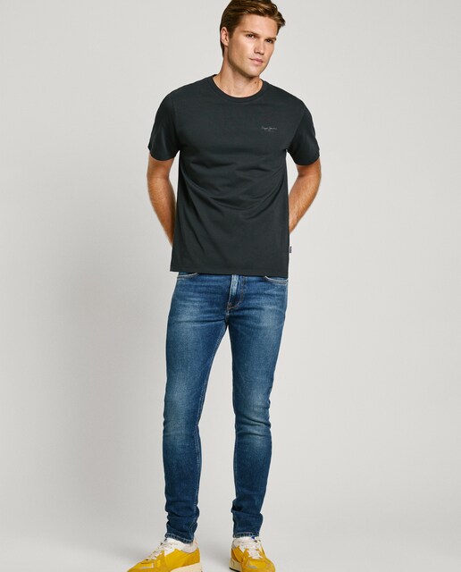 Imagen 0 de Vaquero de hombre Stanley fit taper con efecto desgastado