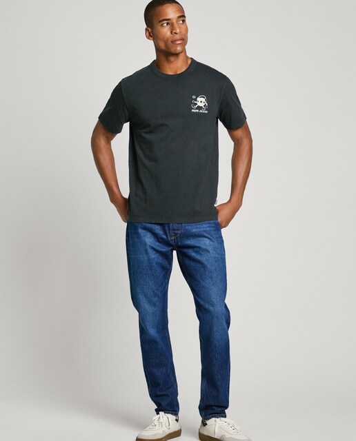 Imagen 0 de Vaquero de hombre Callen fit taper con efecto desgastado