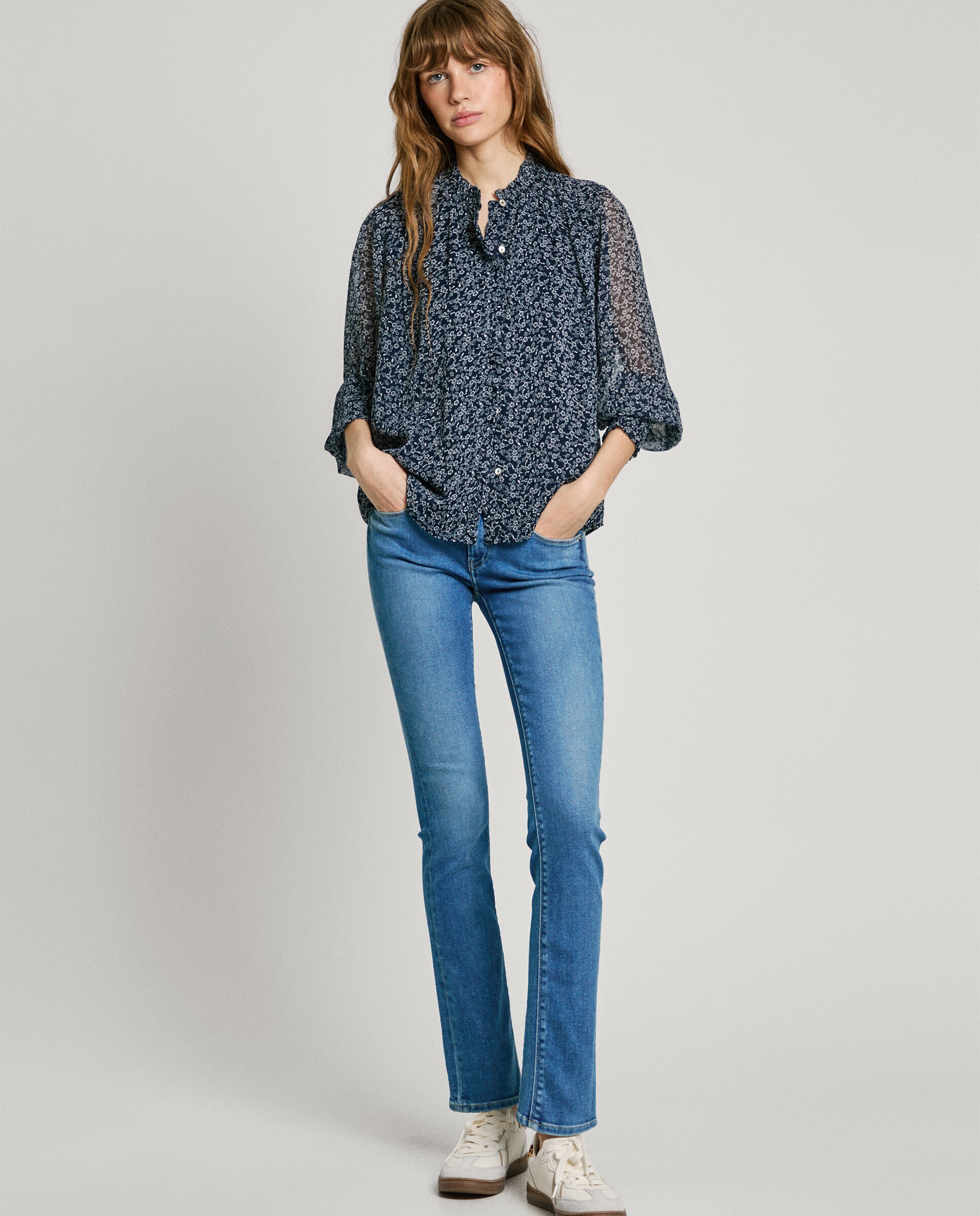 pepe jeans new brooke vaqueros para mujer
