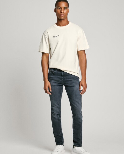 Imagen 0 de Vaquero de hombre Hatch fit slim con efecto desgastado