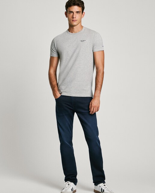 Imagen 0 de Vaquero de hombre Track fit slim en tejido elástico
