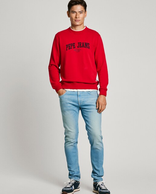 Imagen 0 de Vaquero de hombre Stanley fit taper con efecto desgastado