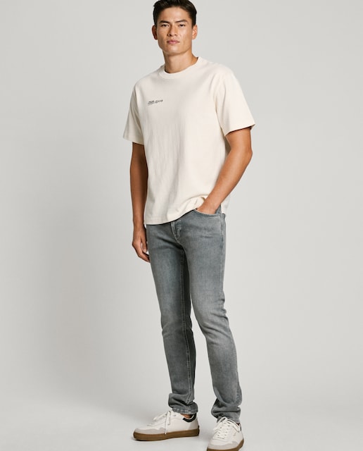 Imagen 0 de Vaquero de hombre Stanley fit taper con efecto desgastado
