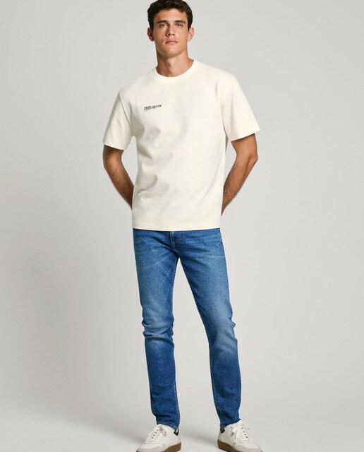Imagen 0 de Vaquero de hombre Spike fit taper con efecto desgastado