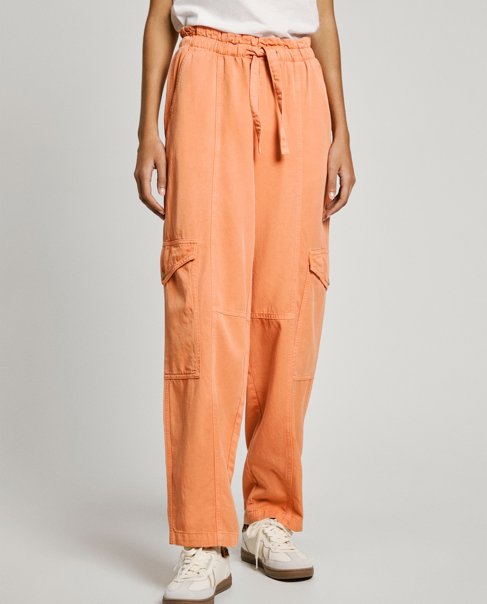 Pantalón Cargo Pantalon Koaj Mujer Pantalones Paper Jeans Paper