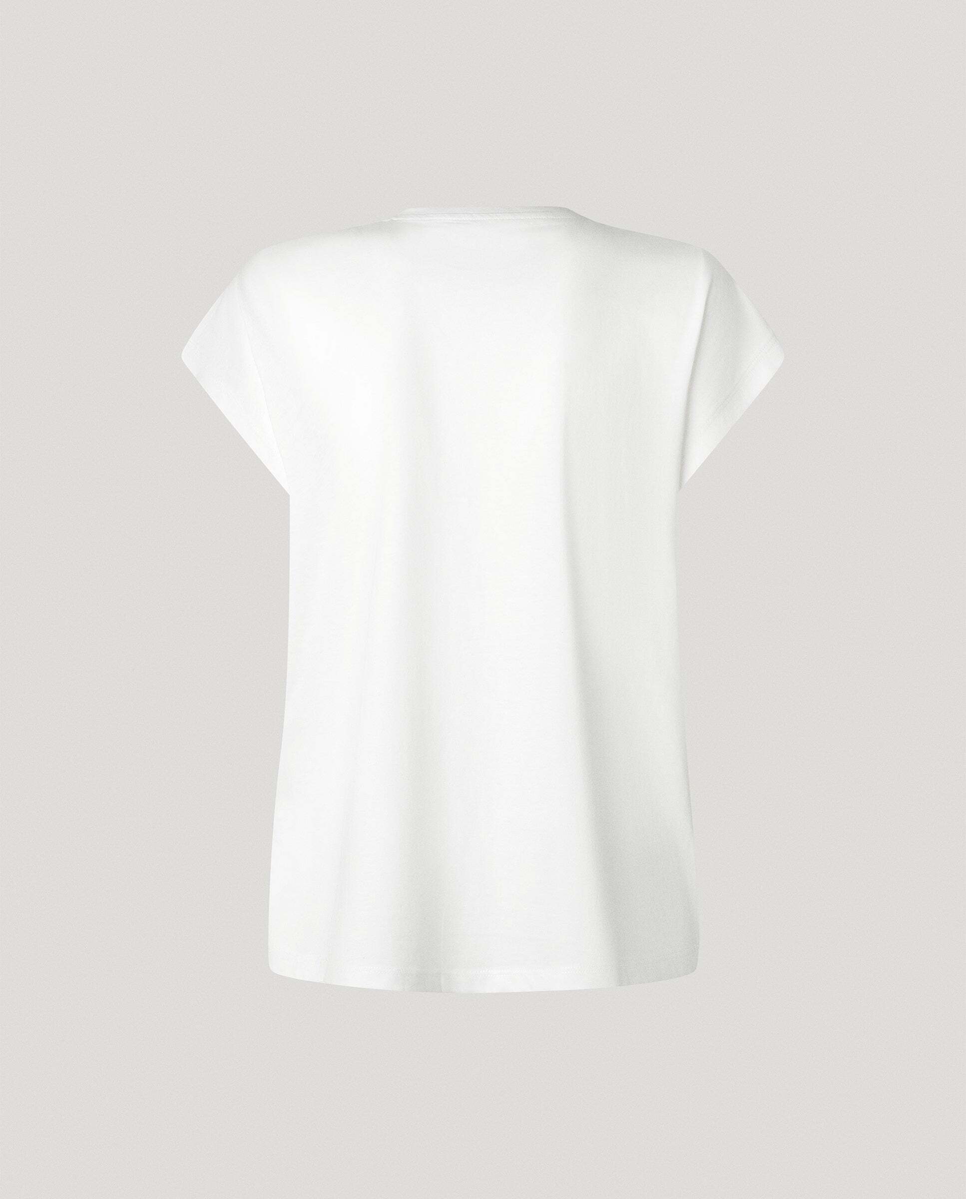 Camiseta de mujer fit slim con logo estampado - Pepe Jeans - Blanco Blanco-6