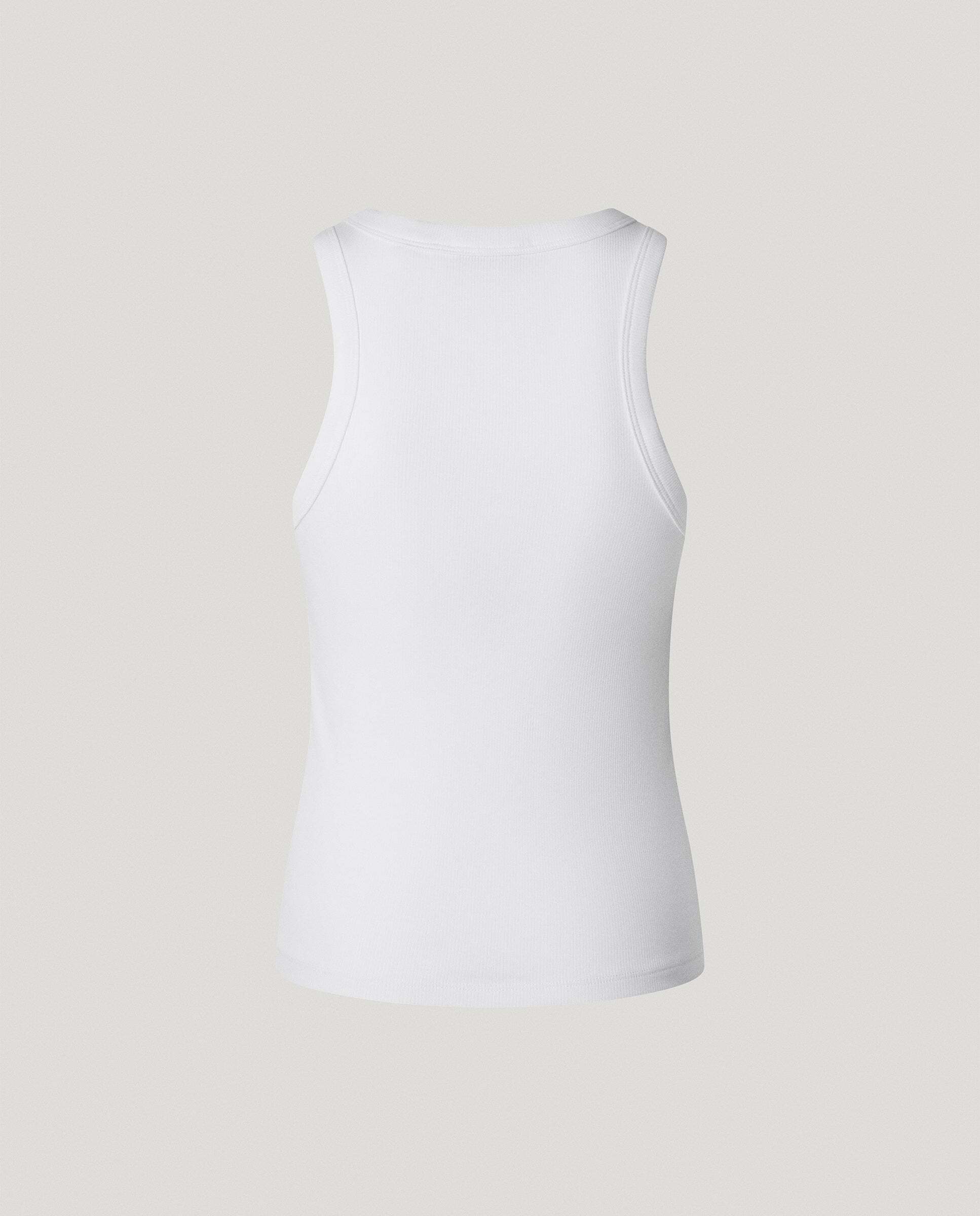 Top canalé sin mangas - Pepe Jeans - Blanco Blanco-8