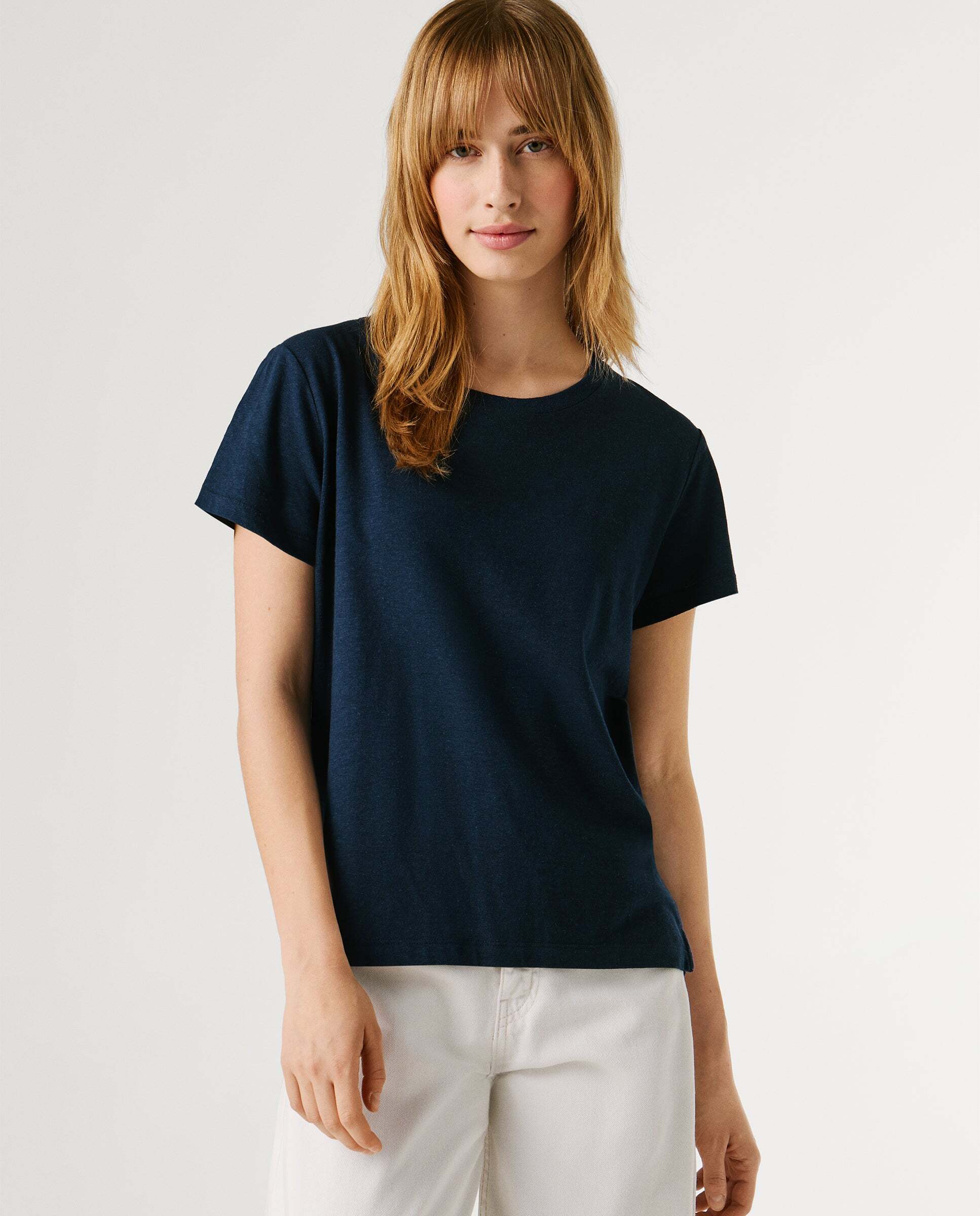 Pepe Jeans - Camiseta de mujer logo bordado.