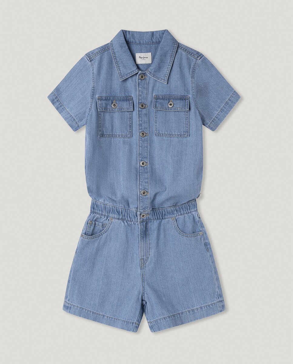 Mezclilla Mono Corto Mono Denim H&m Mono De Niña Corto Denim