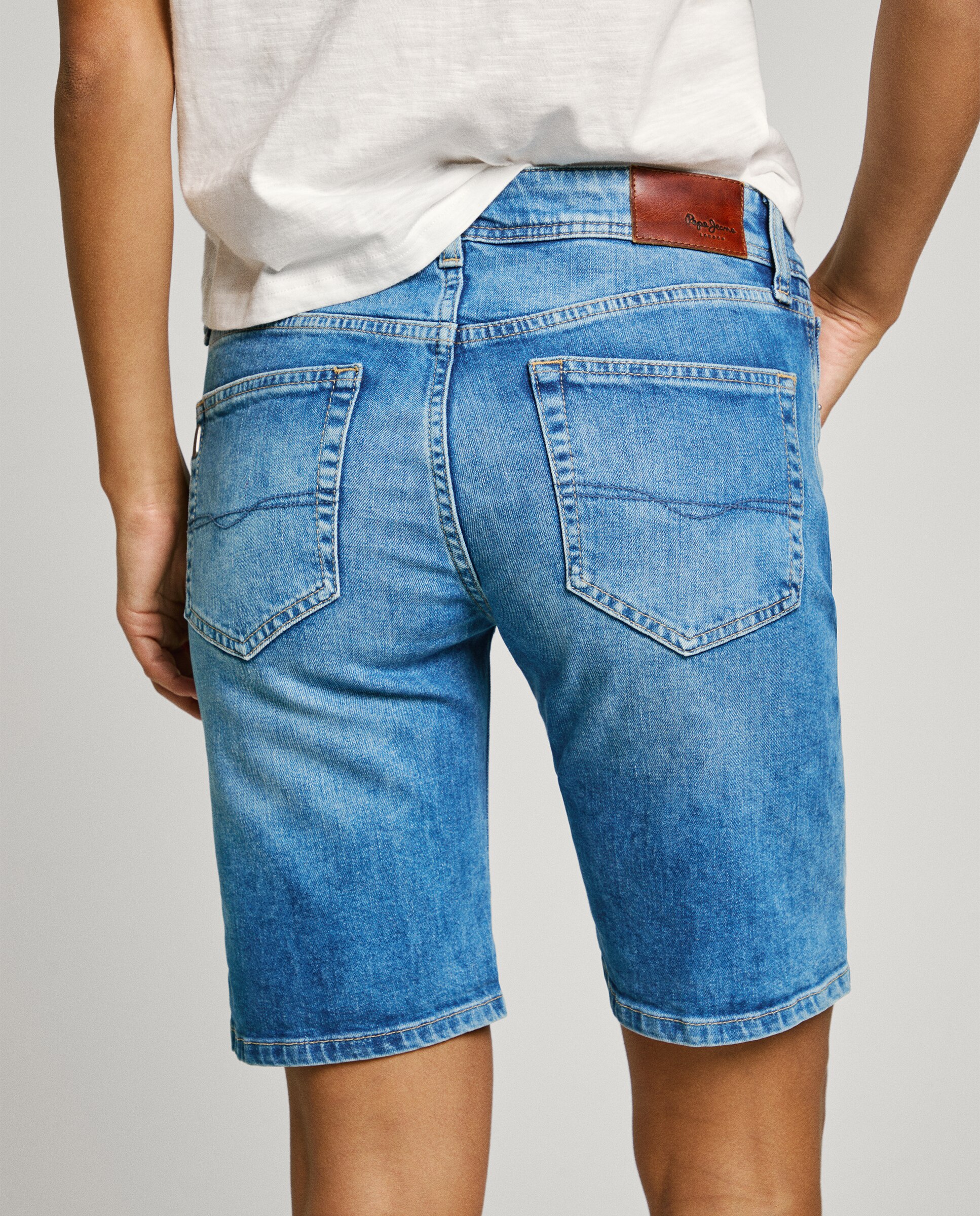 Short de mujer vaquero con efecto desgastado - Pepe Jeans - Azul Azul-5