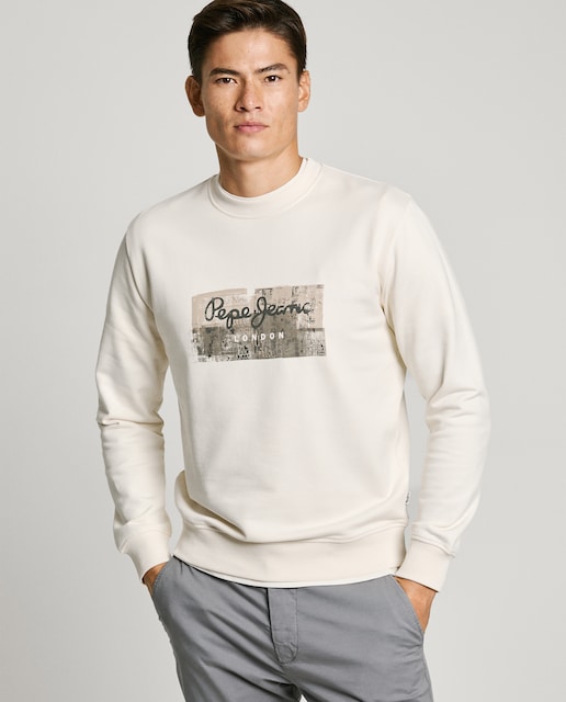 Imagen 0 de Sudadera de hombre cuello redondo con logo estampado