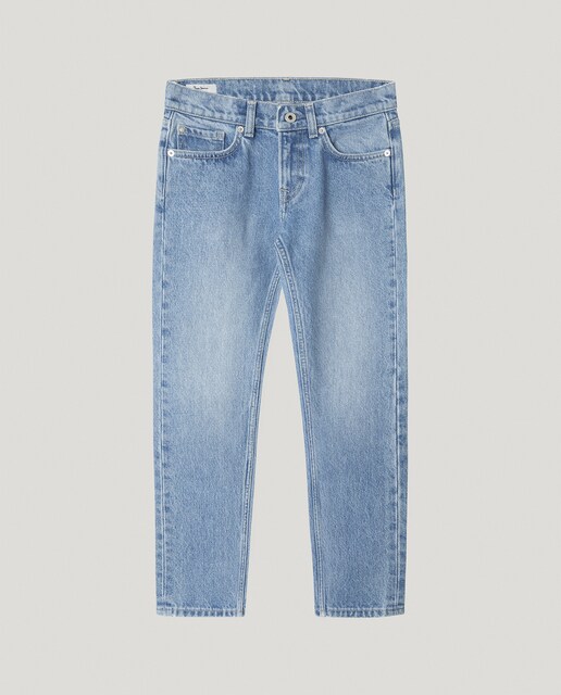 Imagen 0 de Pantalón vaquero de niño fit recto con cintura ajustable