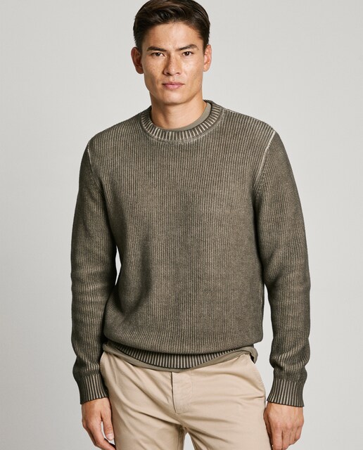 Imagen 0 de Jersey de hombre fit regular con cuello redondo