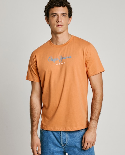 Imagen 0 de Camiseta de hombre manga corta con logo estampado