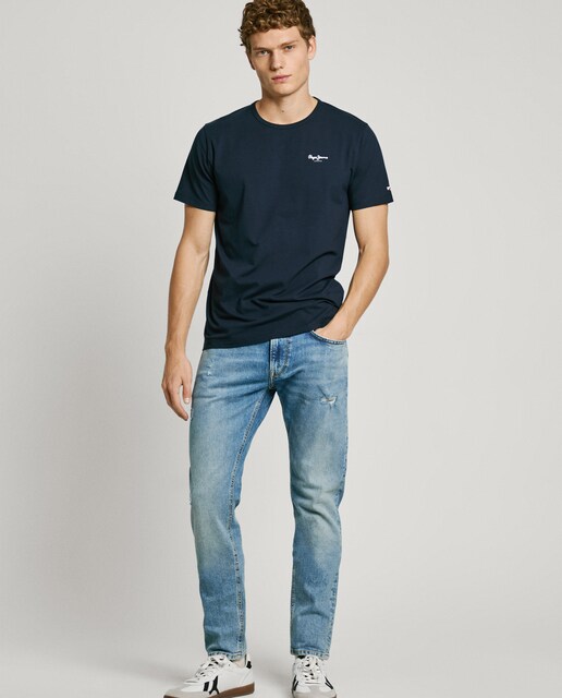 Imagen 0 de Vaquero de hombre Stanley fit taper con detalles rotos