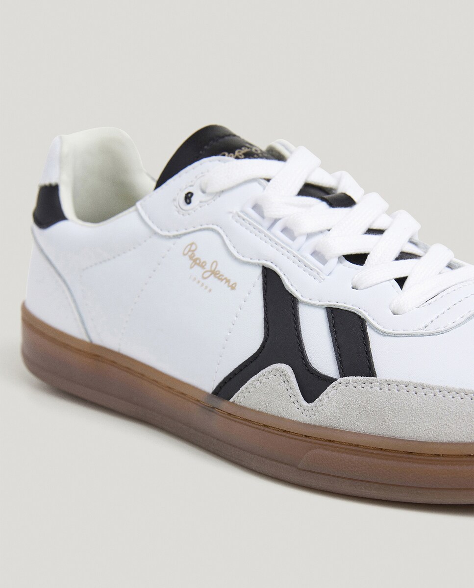 Zapatilla De Piel De Oveja Auténtica Para Hombre, Con Suela