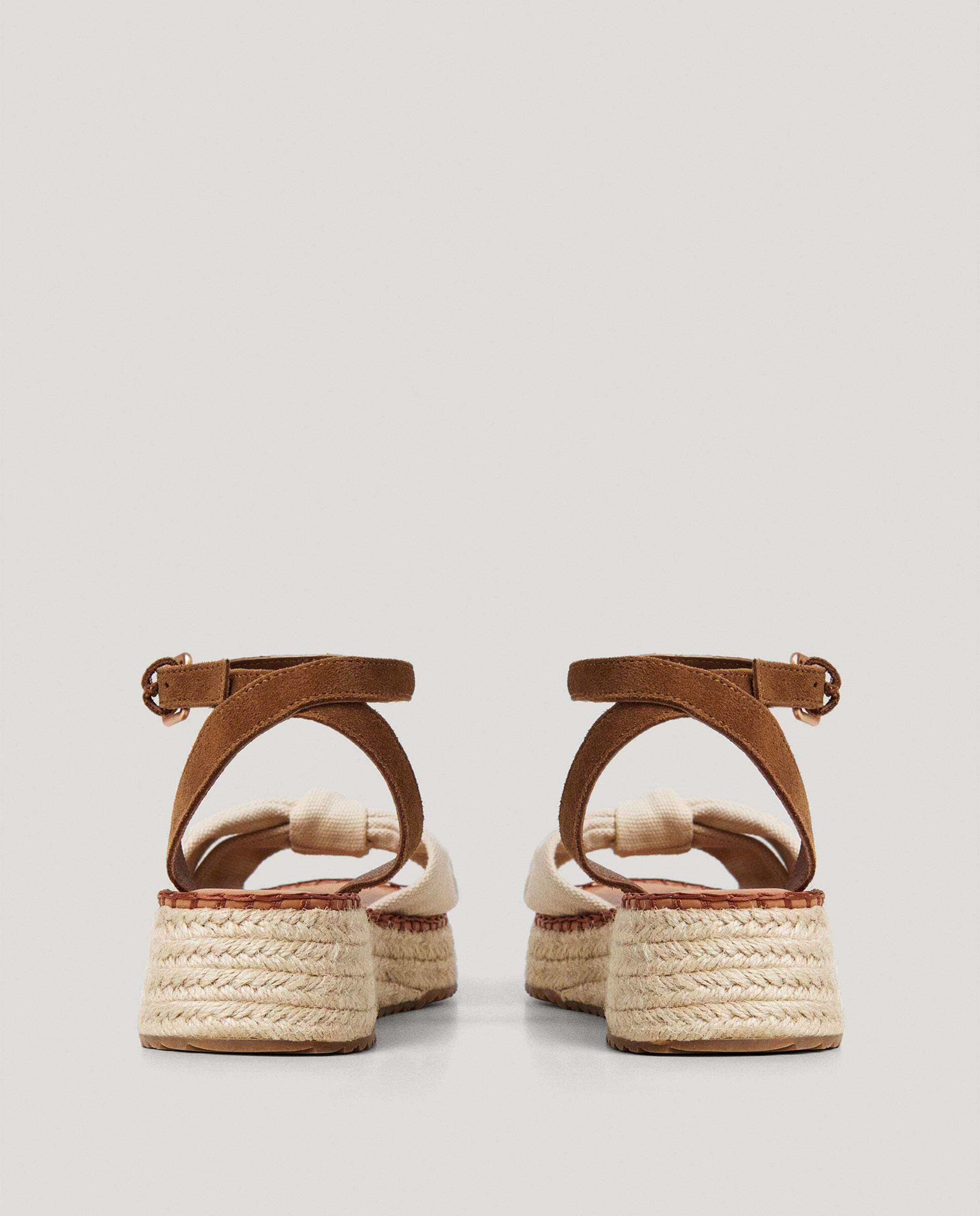 Sandalias de cuña de mujer con tiras cruzadas - Pepe Jeans - Blanco Blanco-4