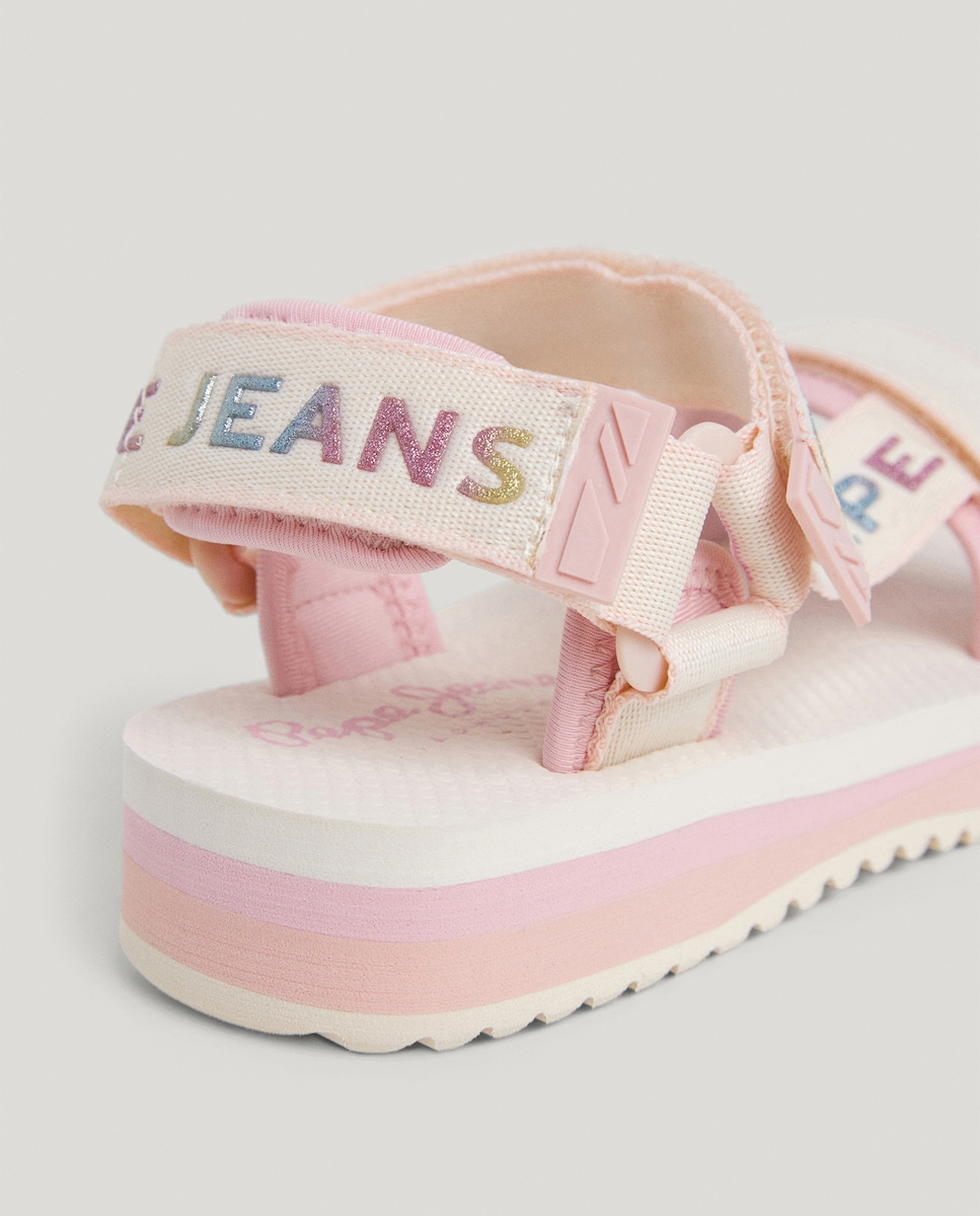 Mtng Kids Sandalias MTNG Para Niñas Modelo Treck, Cierre