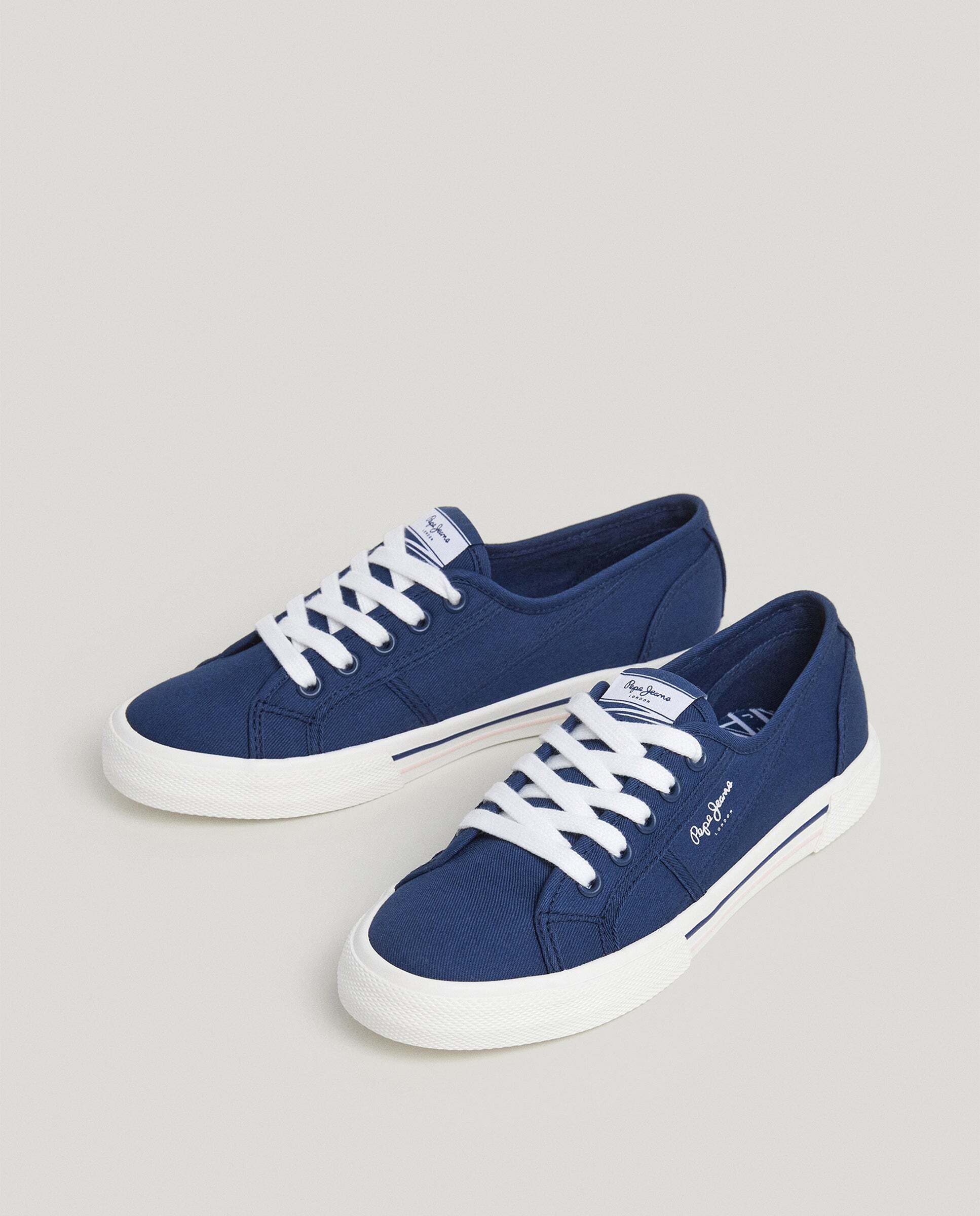 Brady - Pepe Jeans - zapatillas clásicas de sarga - Azul denim Azul denim-2