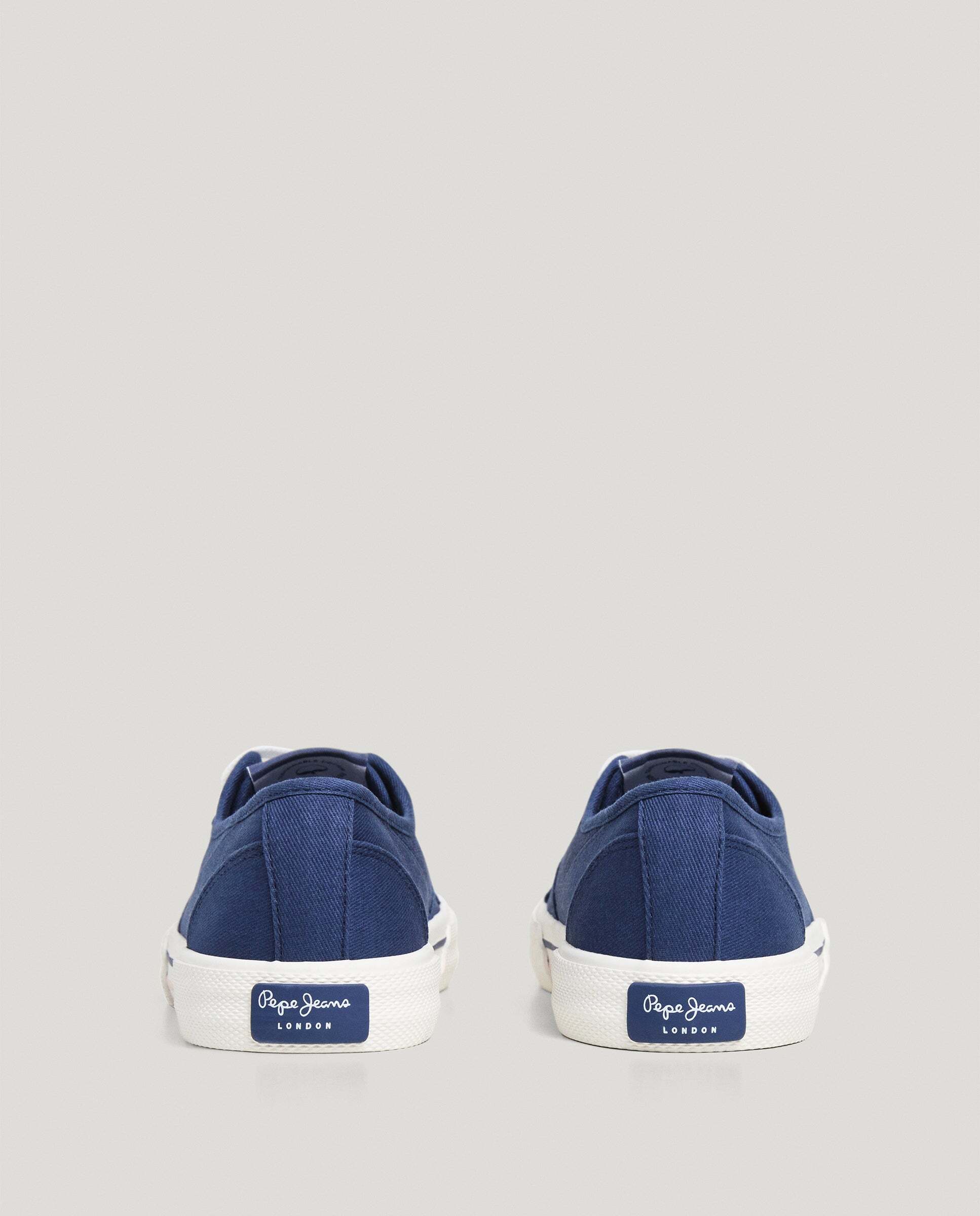 Brady - Pepe Jeans - zapatillas clásicas de sarga - Azul denim Azul denim-4