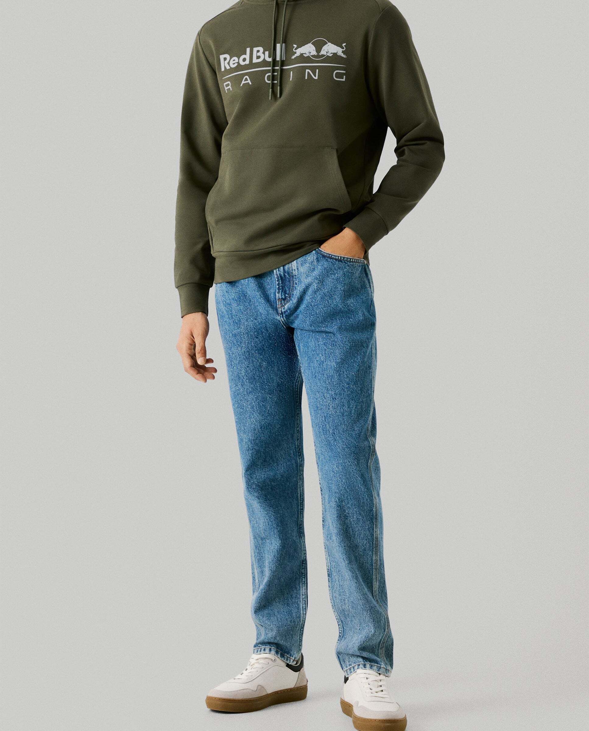 Sudadera de hombre capucha con logo red bull racing - Pepe Jeans - Verde pardo Verde pardo-2