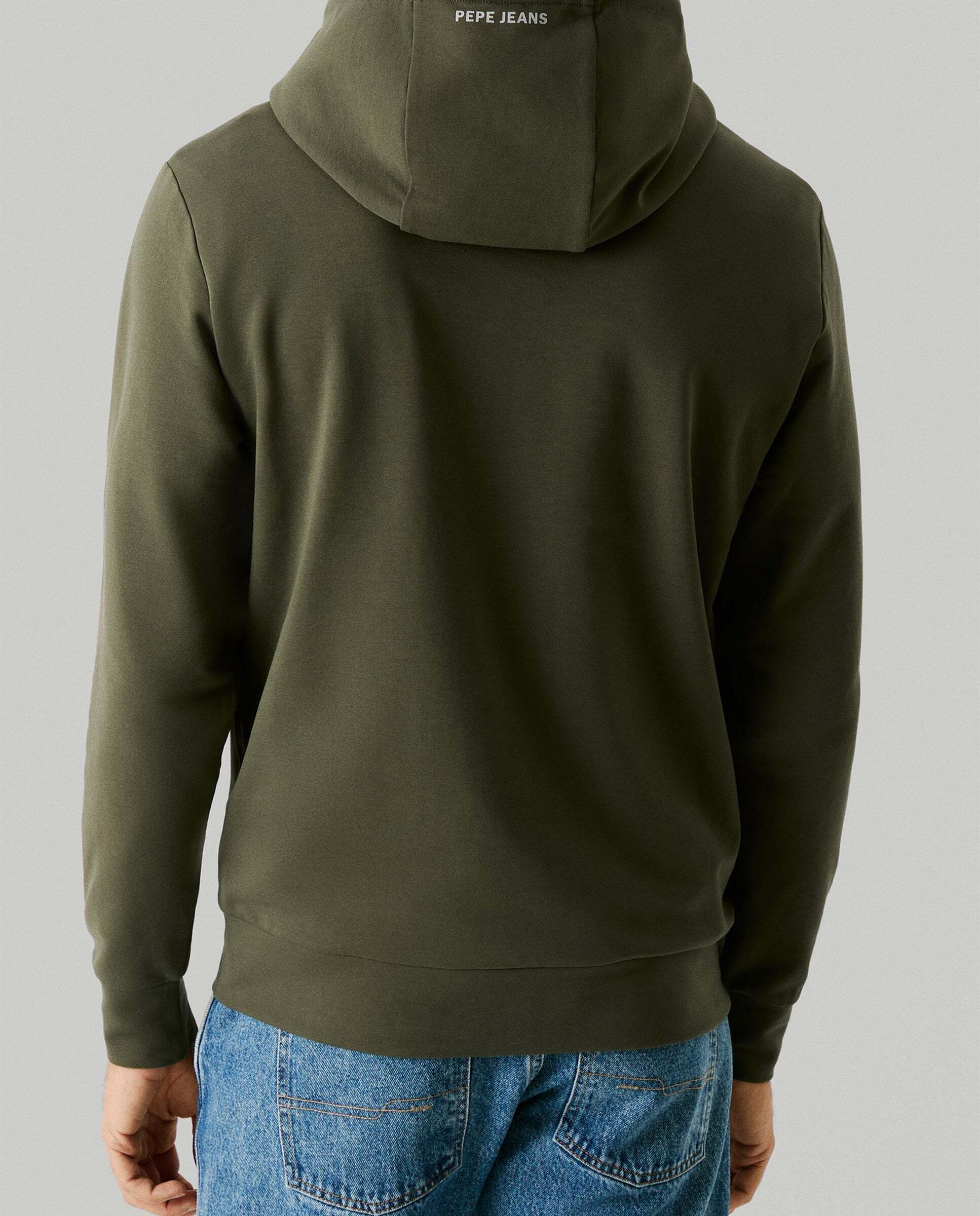 Sudadera de hombre capucha con logo red bull racing - Pepe Jeans - Verde pardo Verde pardo-3