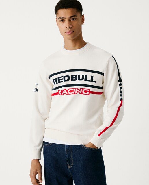 Imagen 0 de Jersey de hombre cuello redondo con maxi logo bordado
