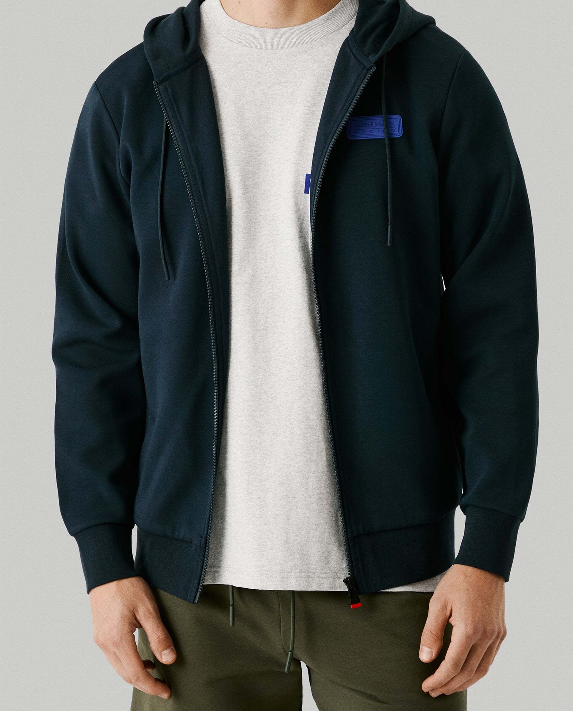Imagen 0 de Sudadera de hombre con capucha y cremallera red bull racing Azul