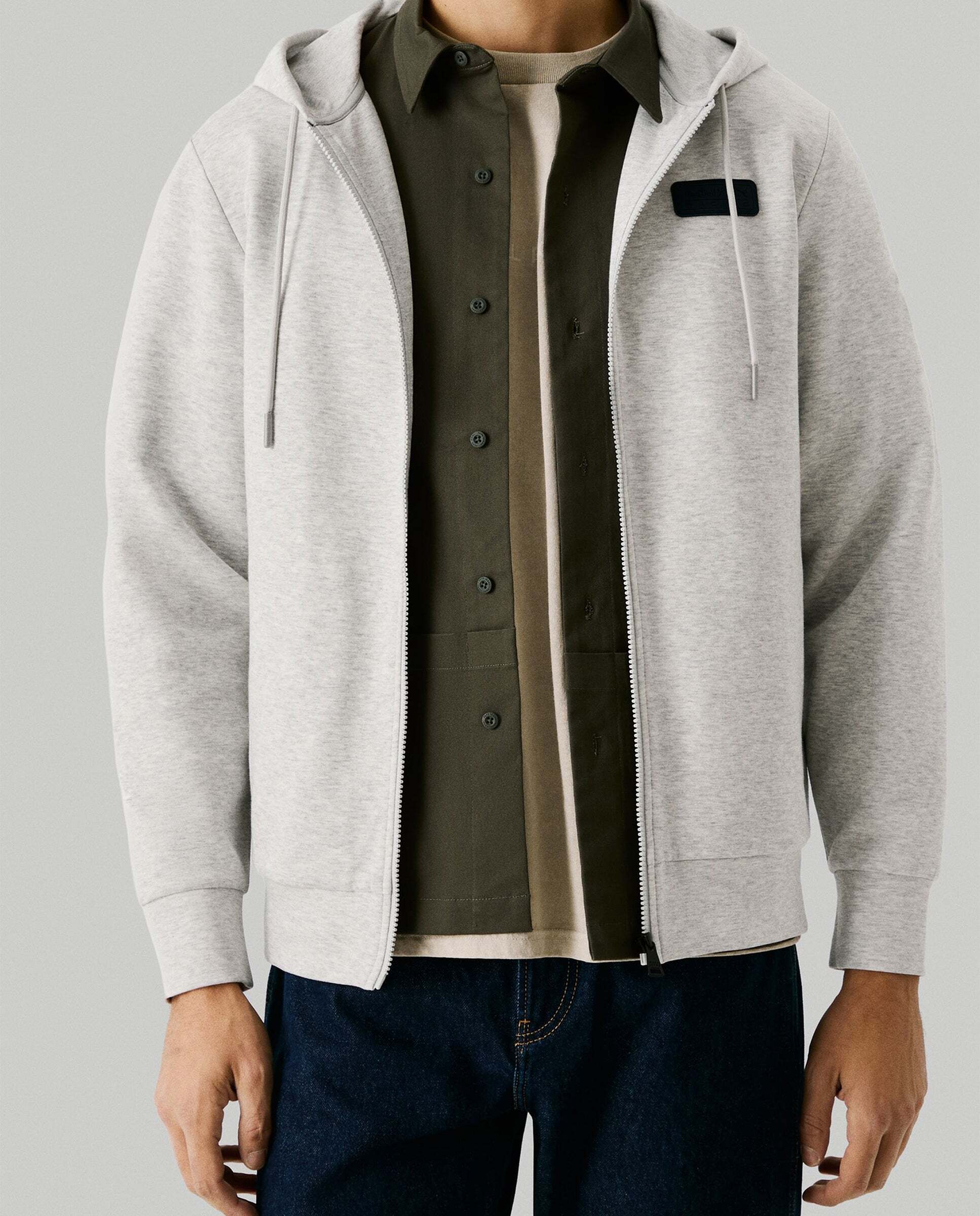 Imagen 0 de Sudadera de hombre con capucha y cremallera red bull racing Gris