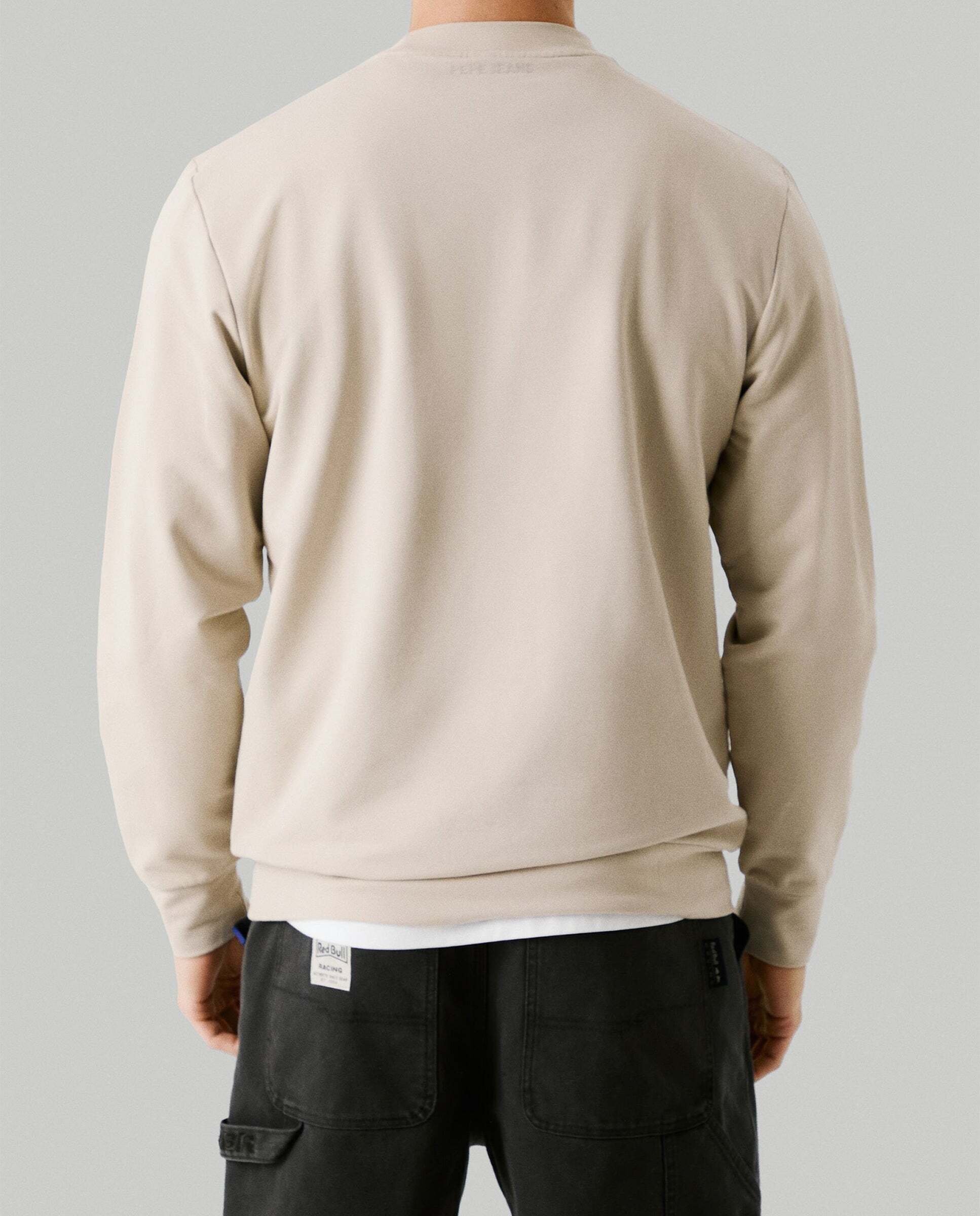 Sudadera de hombre cuello redondo con logo red bull racing - Pepe Jeans - Beige Beige-3