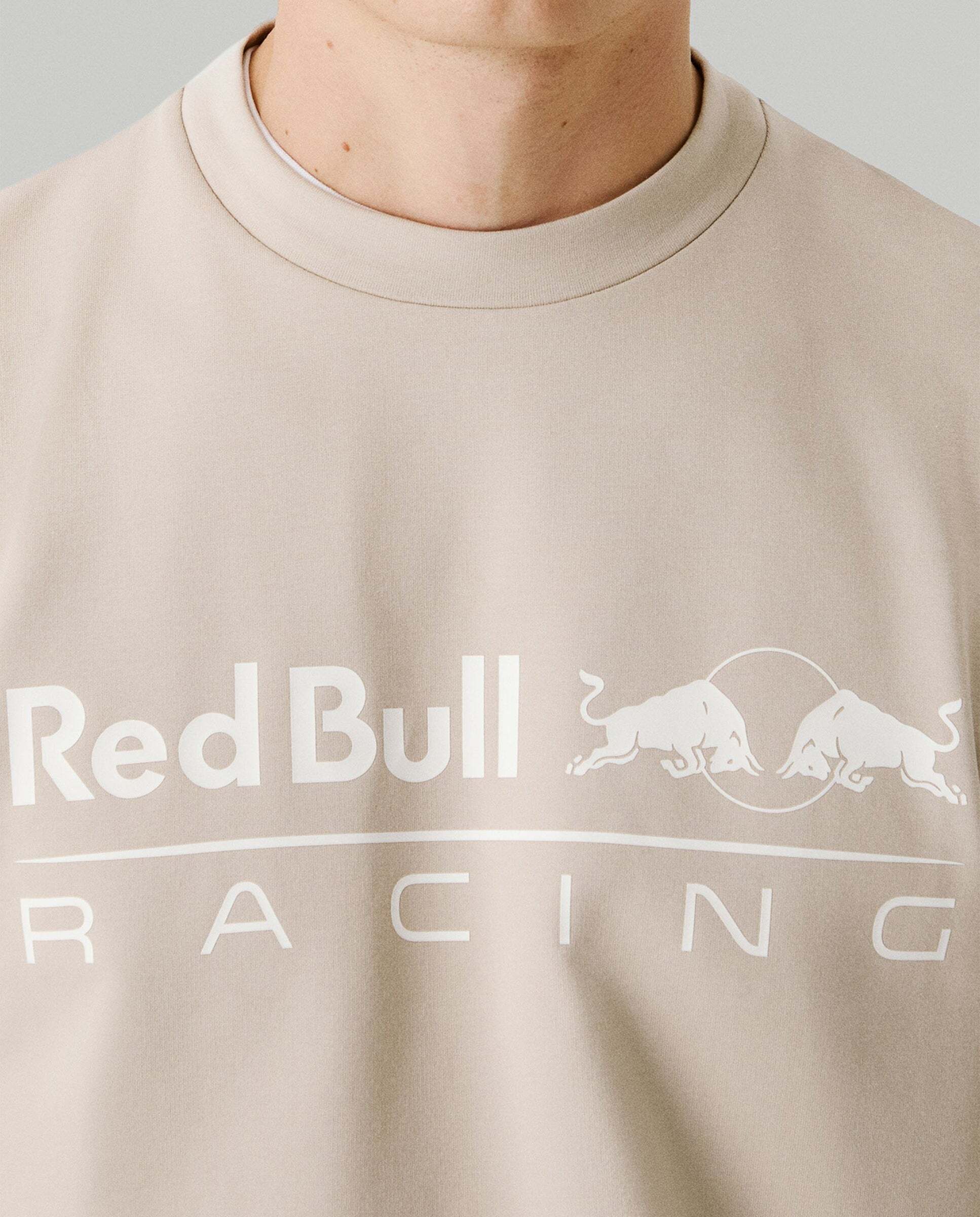 Sudadera de hombre cuello redondo con logo red bull racing - Pepe Jeans - Beige Beige-4