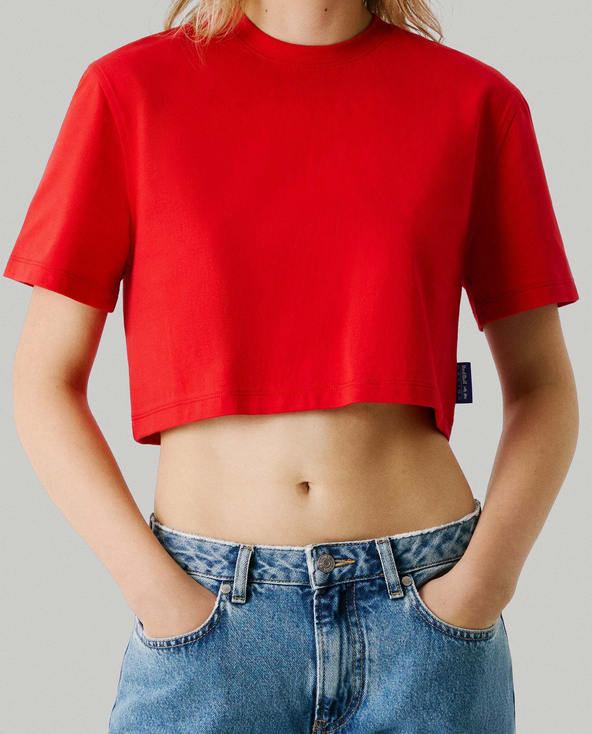 Pepe Jeans - Camiseta de mujer logo en manga fit boxy.