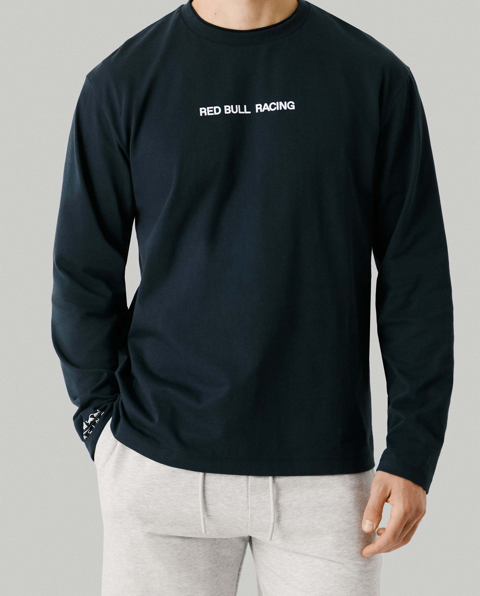 Pepe Jeans - Camiseta de hombre manga larga logo estampado.